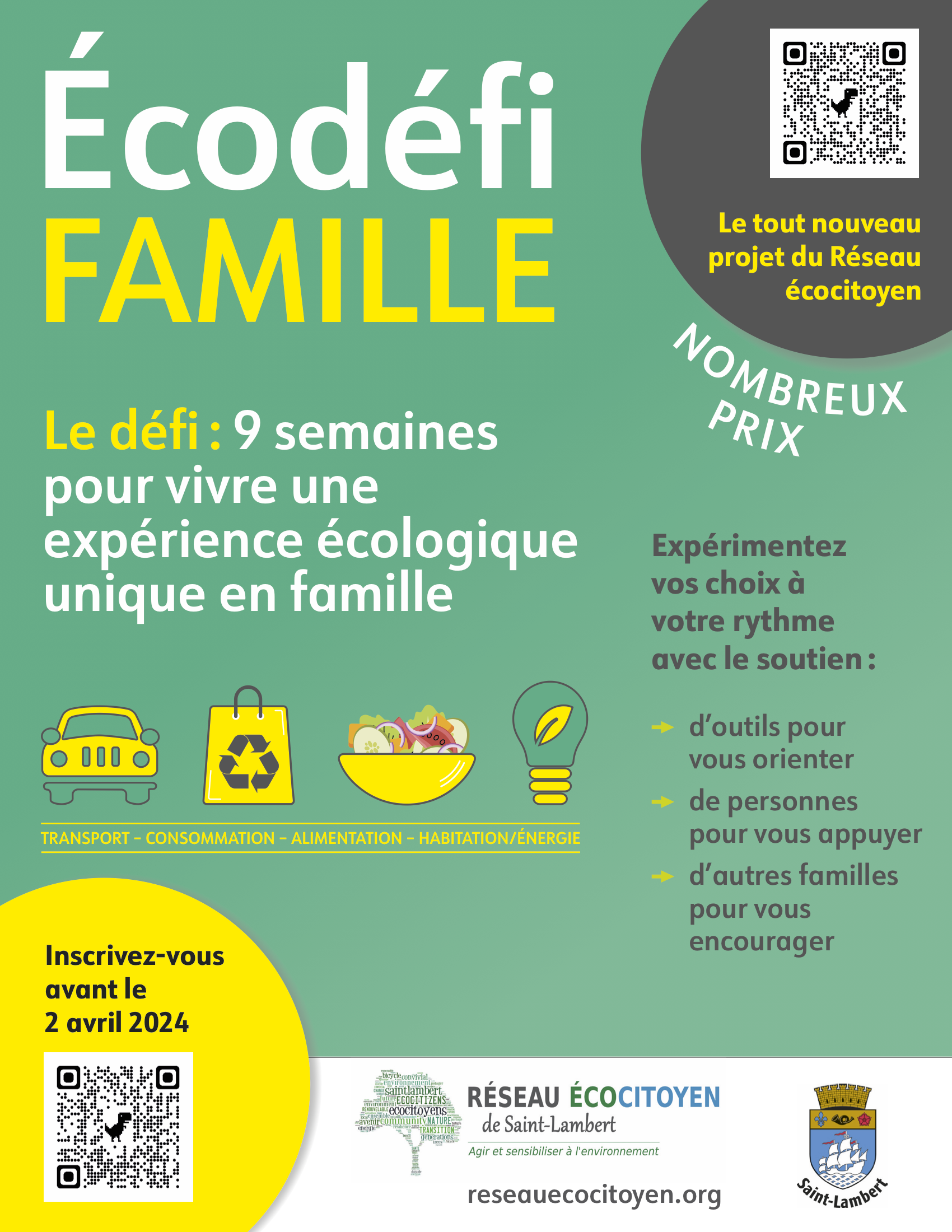 Affiche Ecodéfi Famille